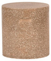Skammel i brun terrazzo Ø37 x H40 cm